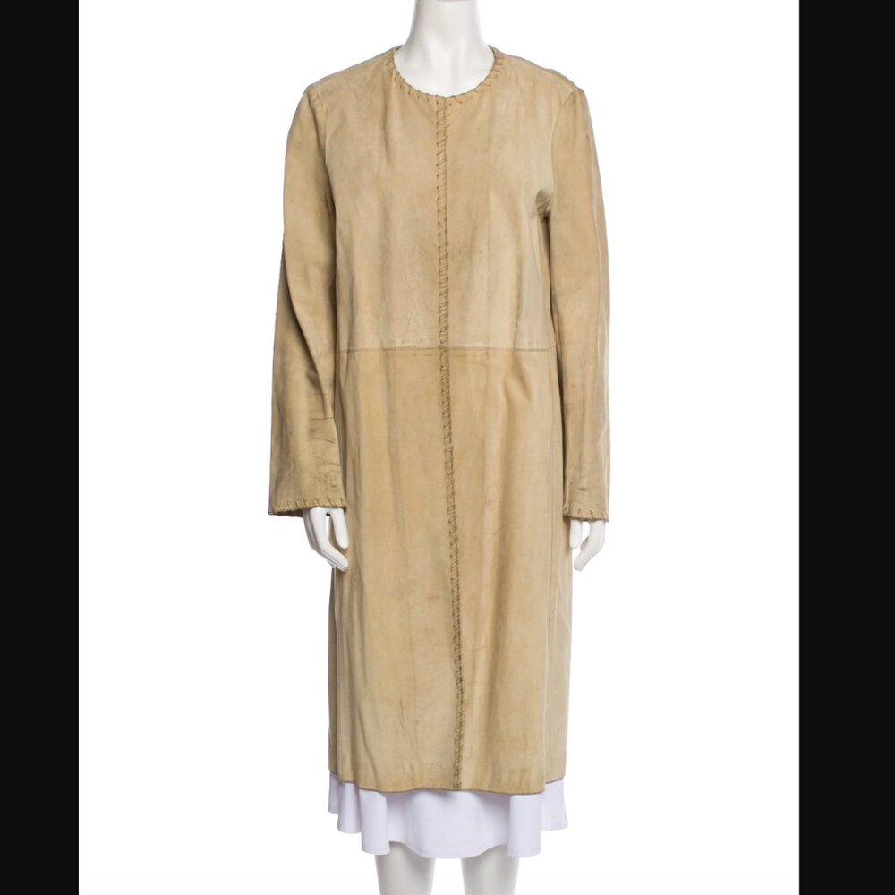 Michael Kors suede coat, vintage, 100% suede